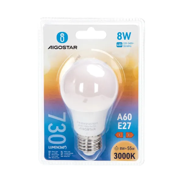 Aigostar LED 'Birne', 8W, E27