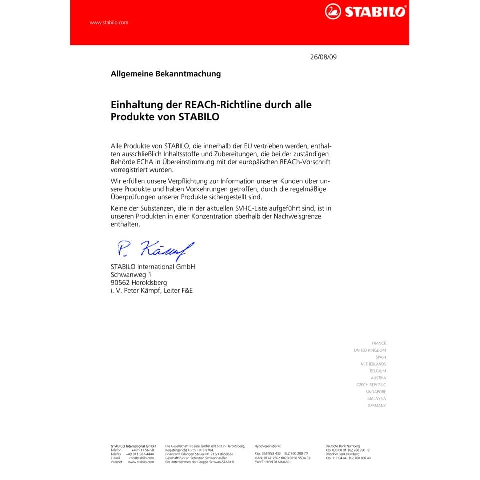 STABILO® Premium-Filzstift - Pen 68 - purpur