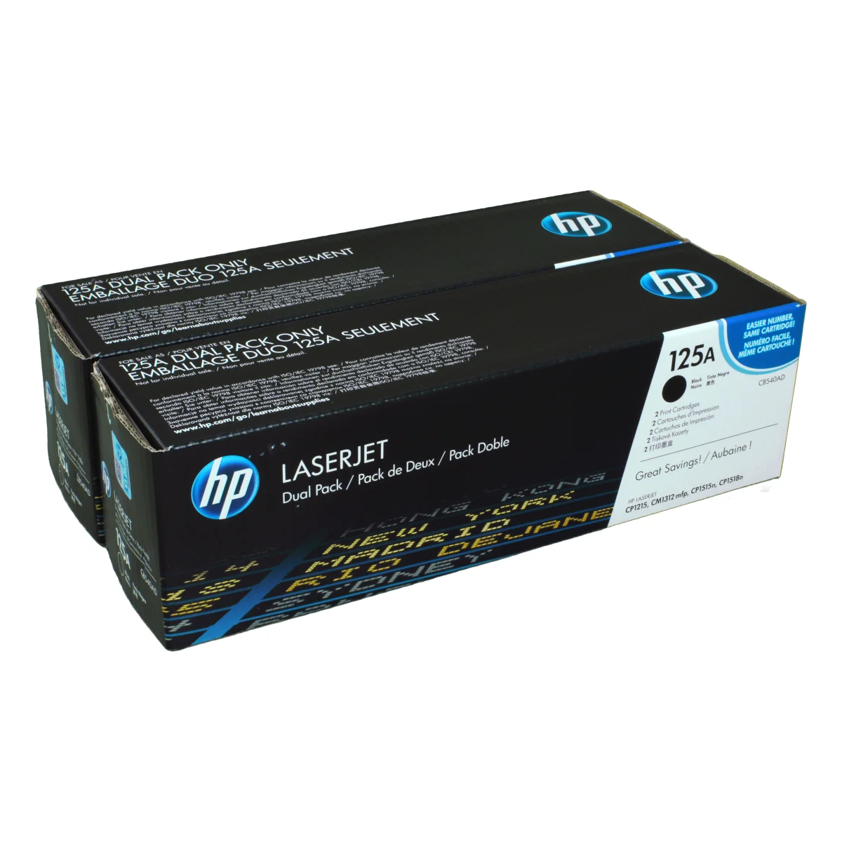 HP 125A Toner Doppelpack schwarz 4.400 Seiten (CB540AD)
