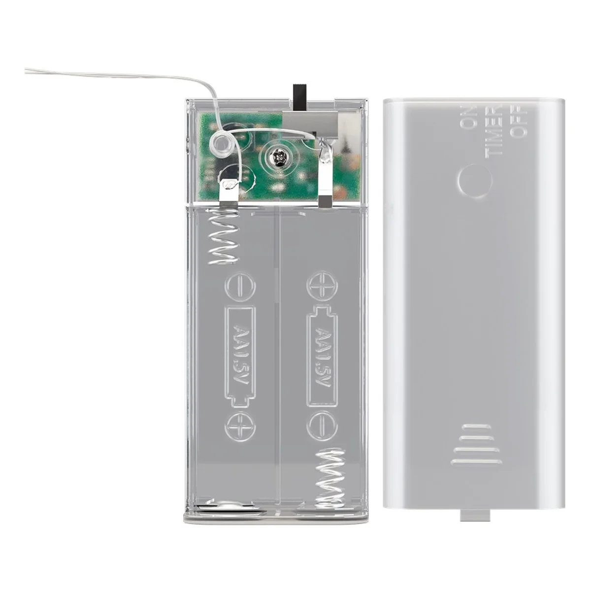 Goobay 2x 20er LED-Silberdraht-Lichterkette, inkl. Timer Goobay 2x 20er LED-Silberdraht-Lichterkette, inkl. Timer