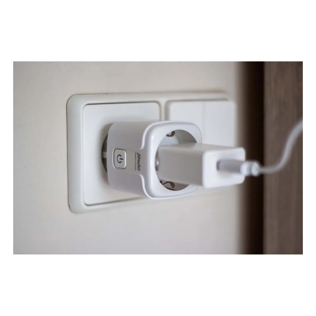 Alecto SMART-PLUG20 Smarte Wi-Fi-Steckdose mit Energiewächter 16A 3680W