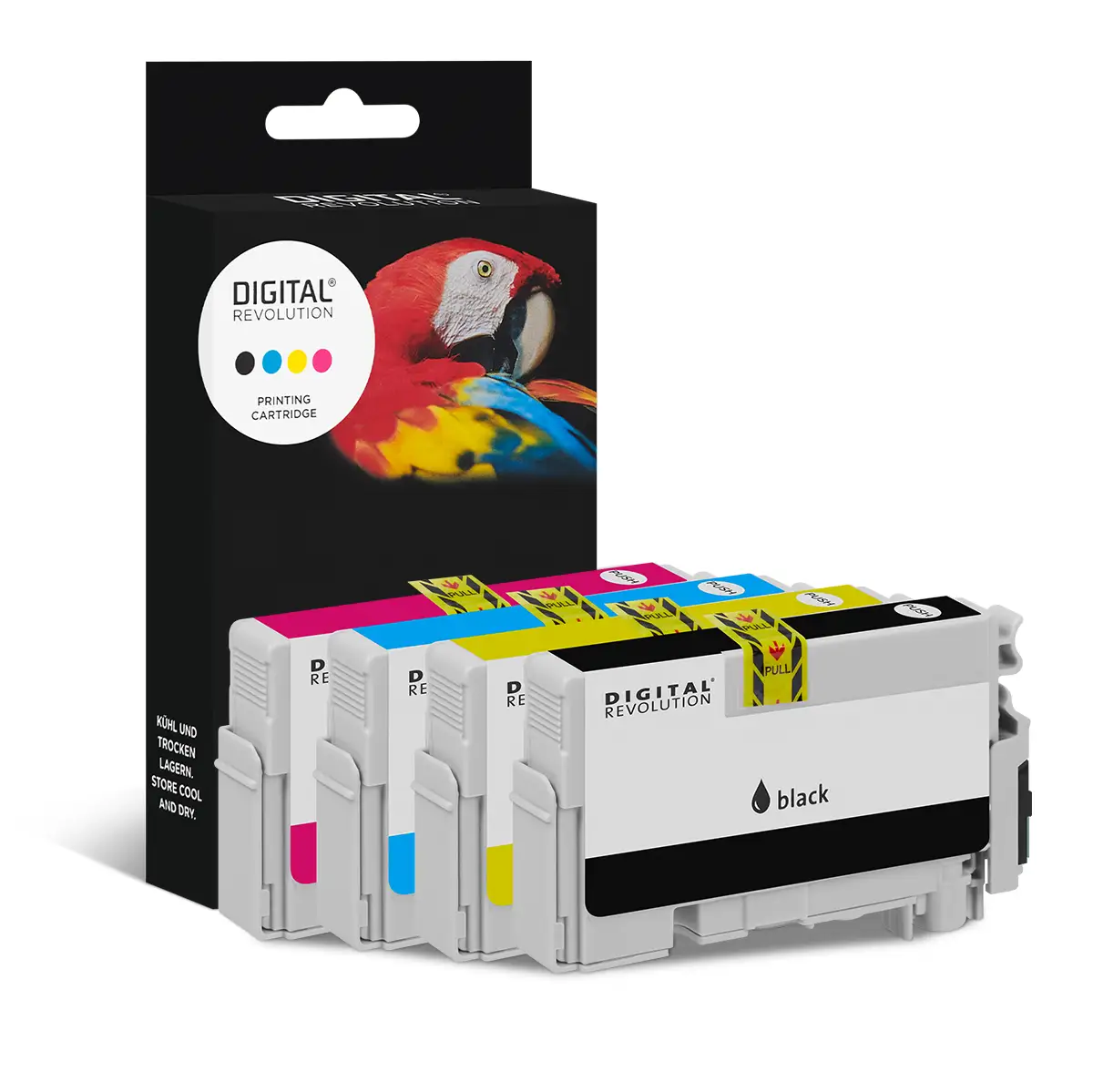 Epson 35 - alternative Patrone MultiPack 'schwarz cyan magenta gelb' 62,2 ml - Digital Revolution