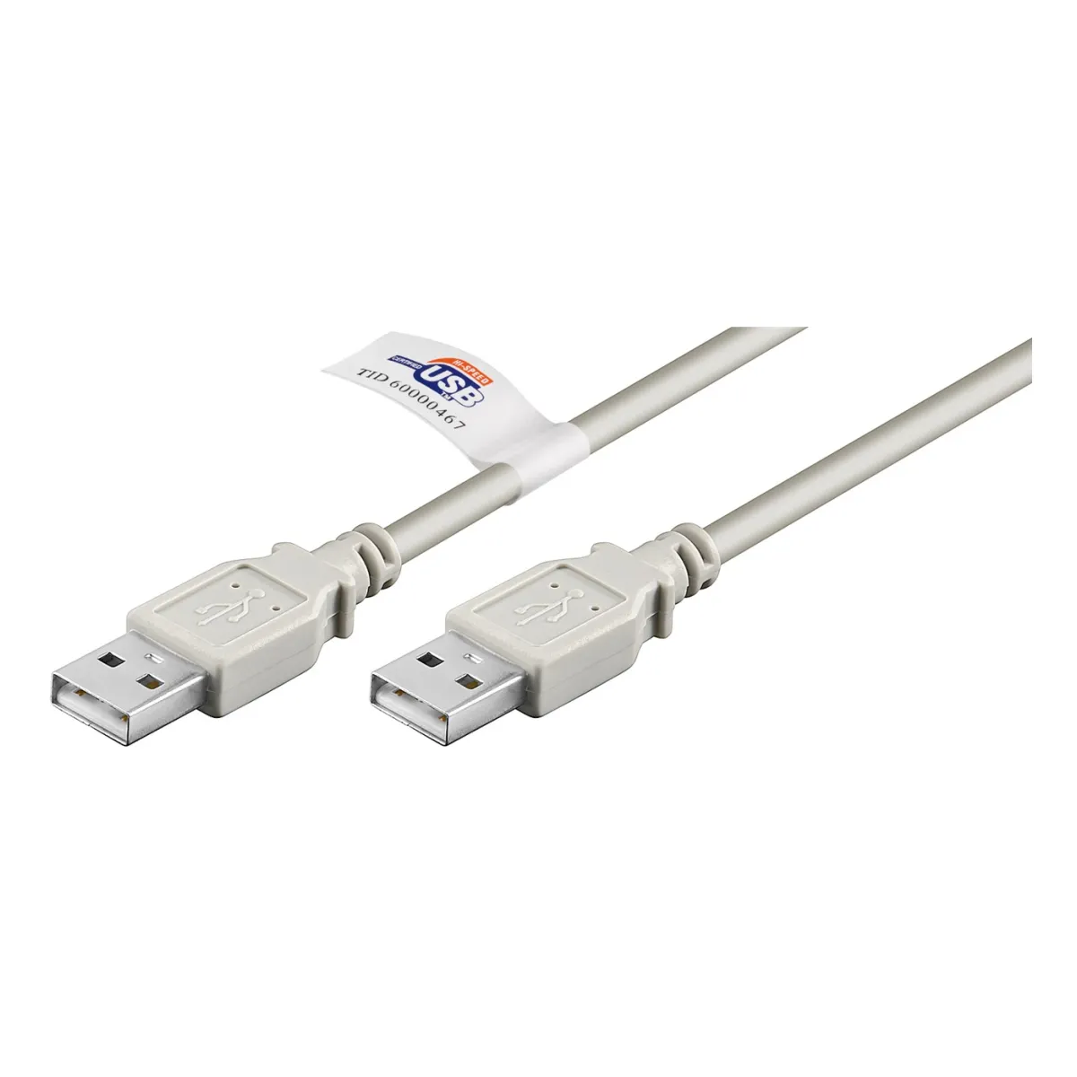 Goobay USB 2.0 Anschlusskabel, Typ AM/AM, 2,0 m