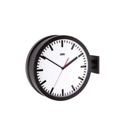 Wanduhr 38 cm analog Schwarz/Weiss