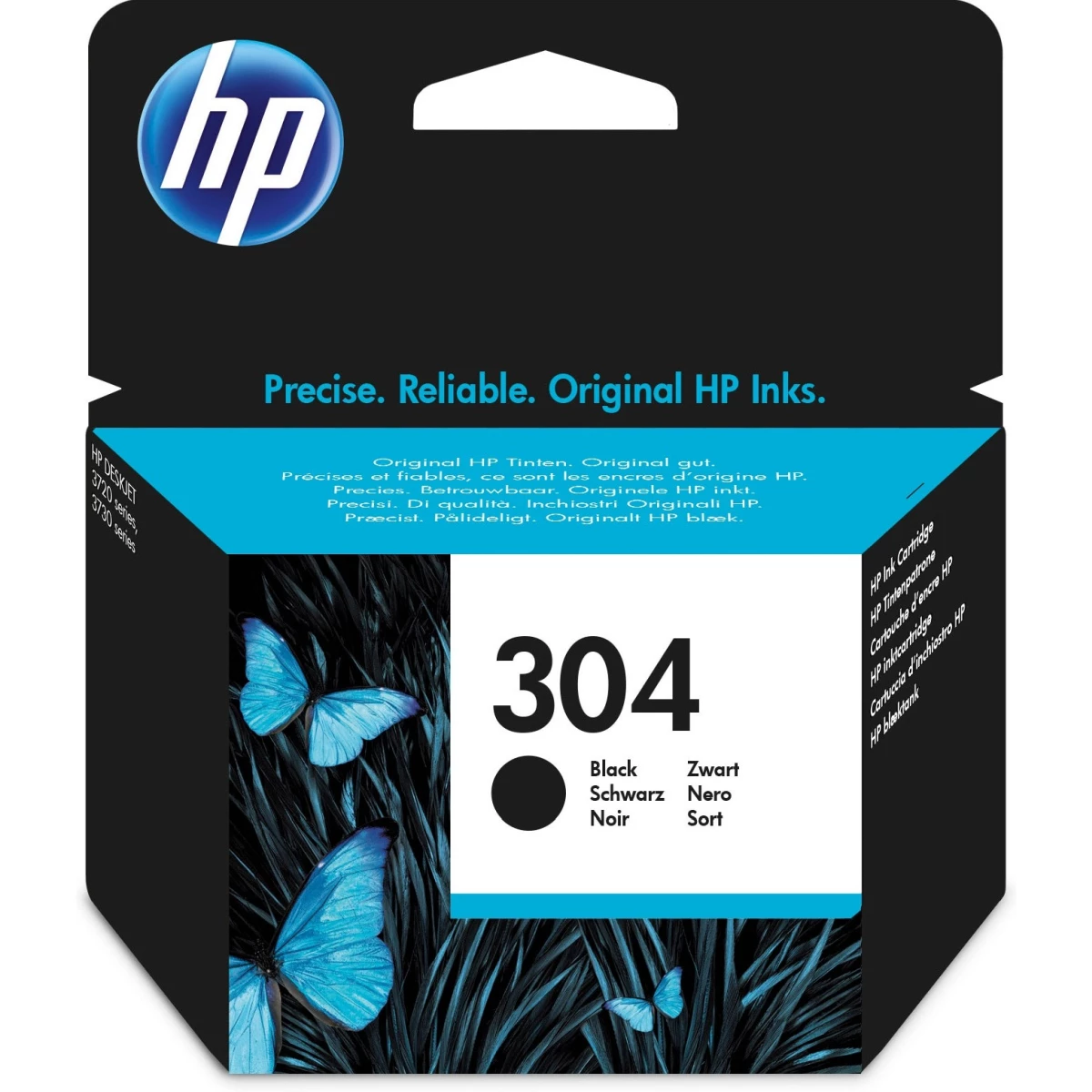 Druckerpatrone HP 304 schwarz 4 ml | 120 Seiten (N9K06AE)