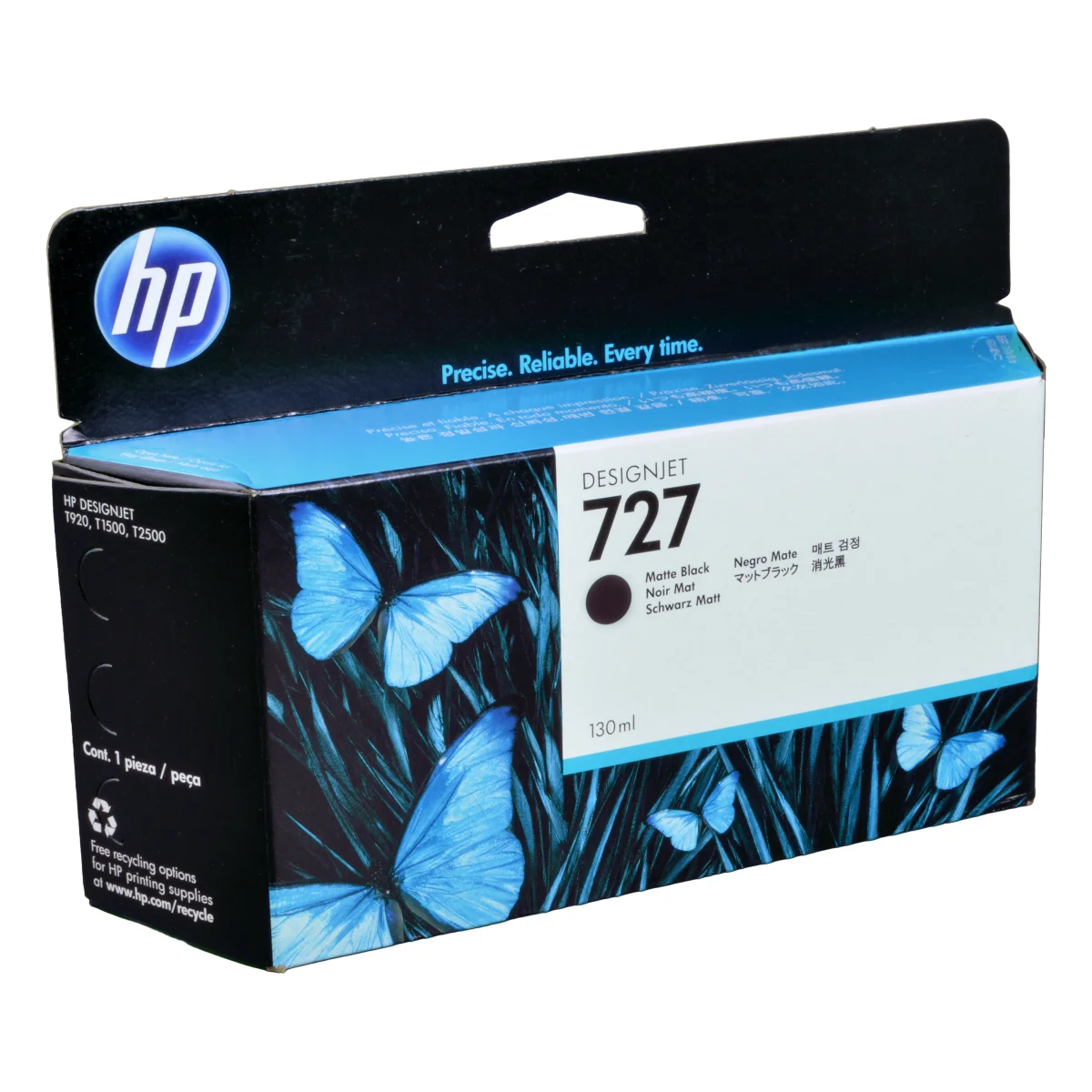 HP 727 Druckerpatrone matt schwarz 130 ml (B3P22A)