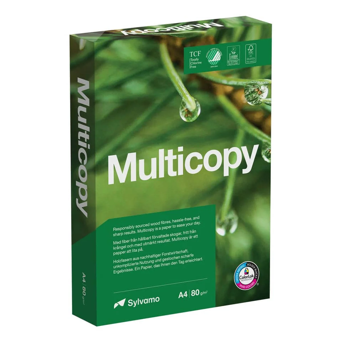 MultiCopy Multifunktionspapier - A4, 80 g/qm, hochweiß, 500 Blatt