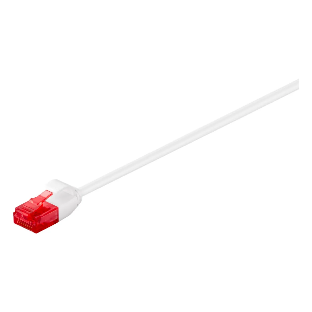 Goobay Slim-Patchkabel CAT6 U/UTP weiß 2m