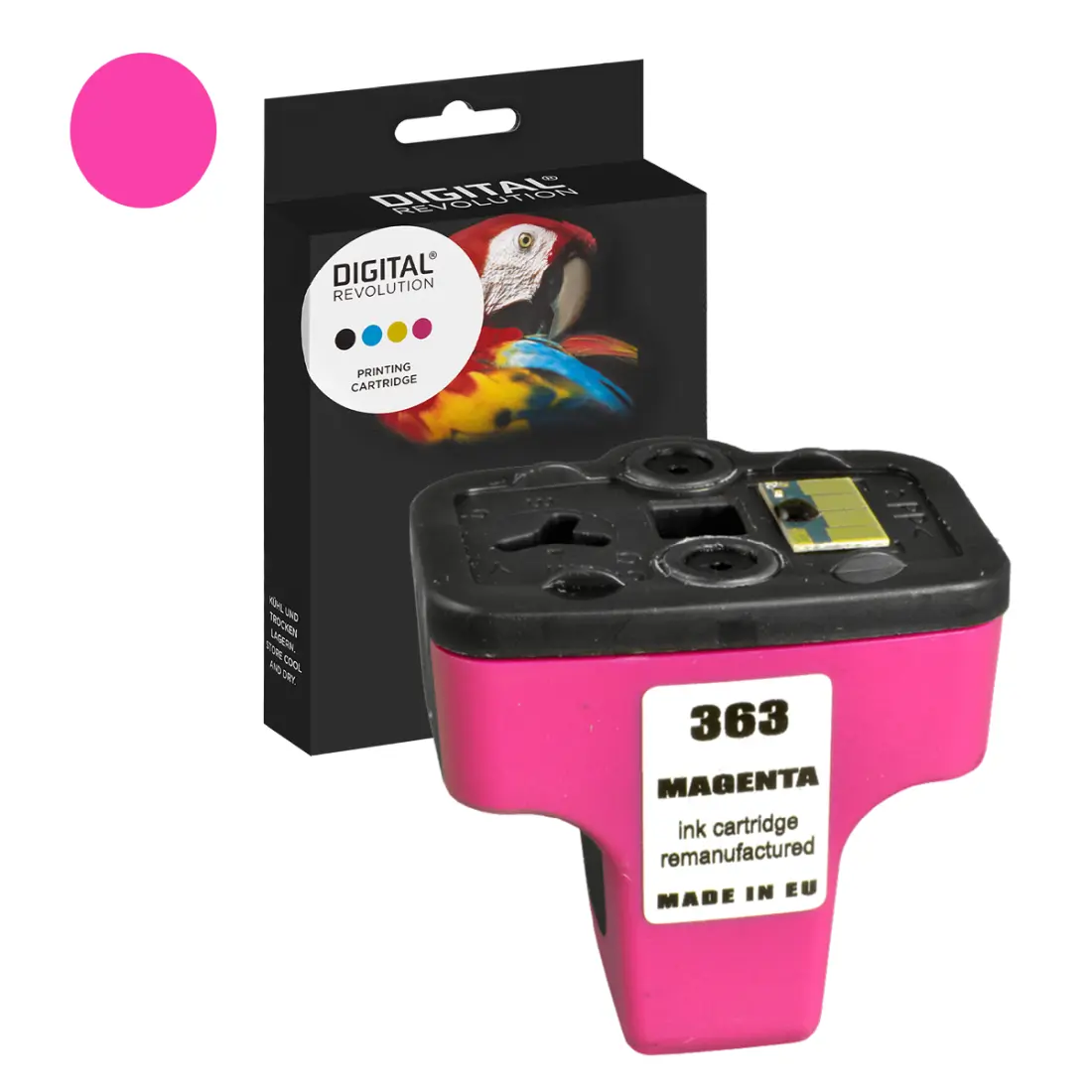 HP 363 - alternative Patrone 'magenta' 11,4 ml | 370 Seiten - Digital Revolution