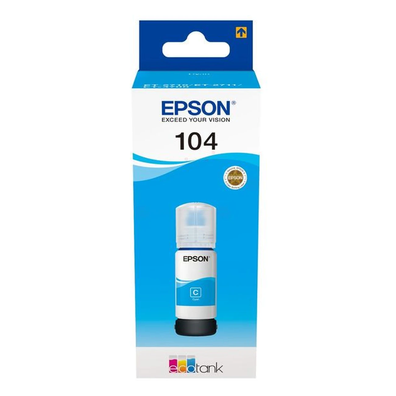 Druckertinte Epson 104 cyan 65 ml | 7.500 Seiten (C13T00P240)