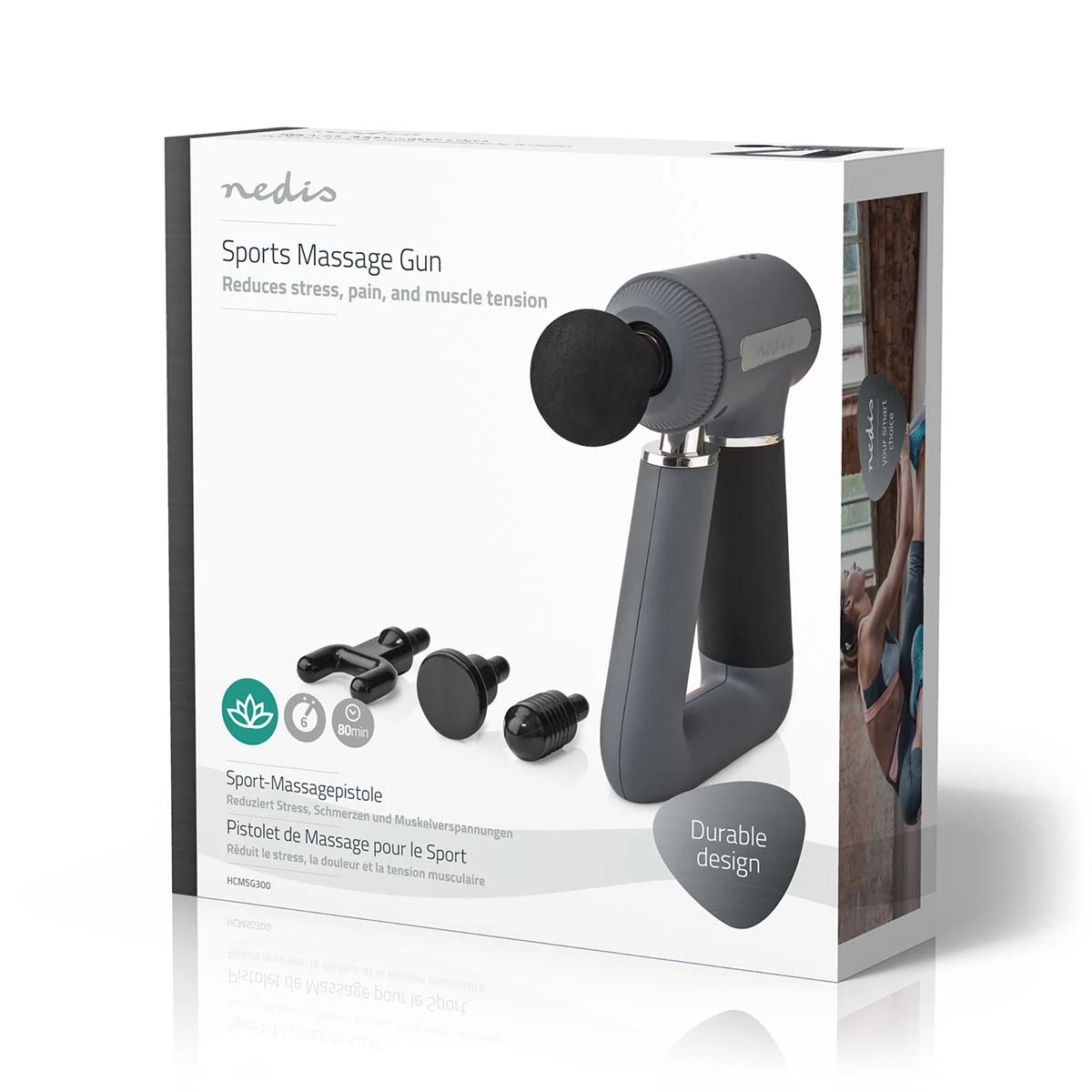 Nedis Sport-Massagepistole