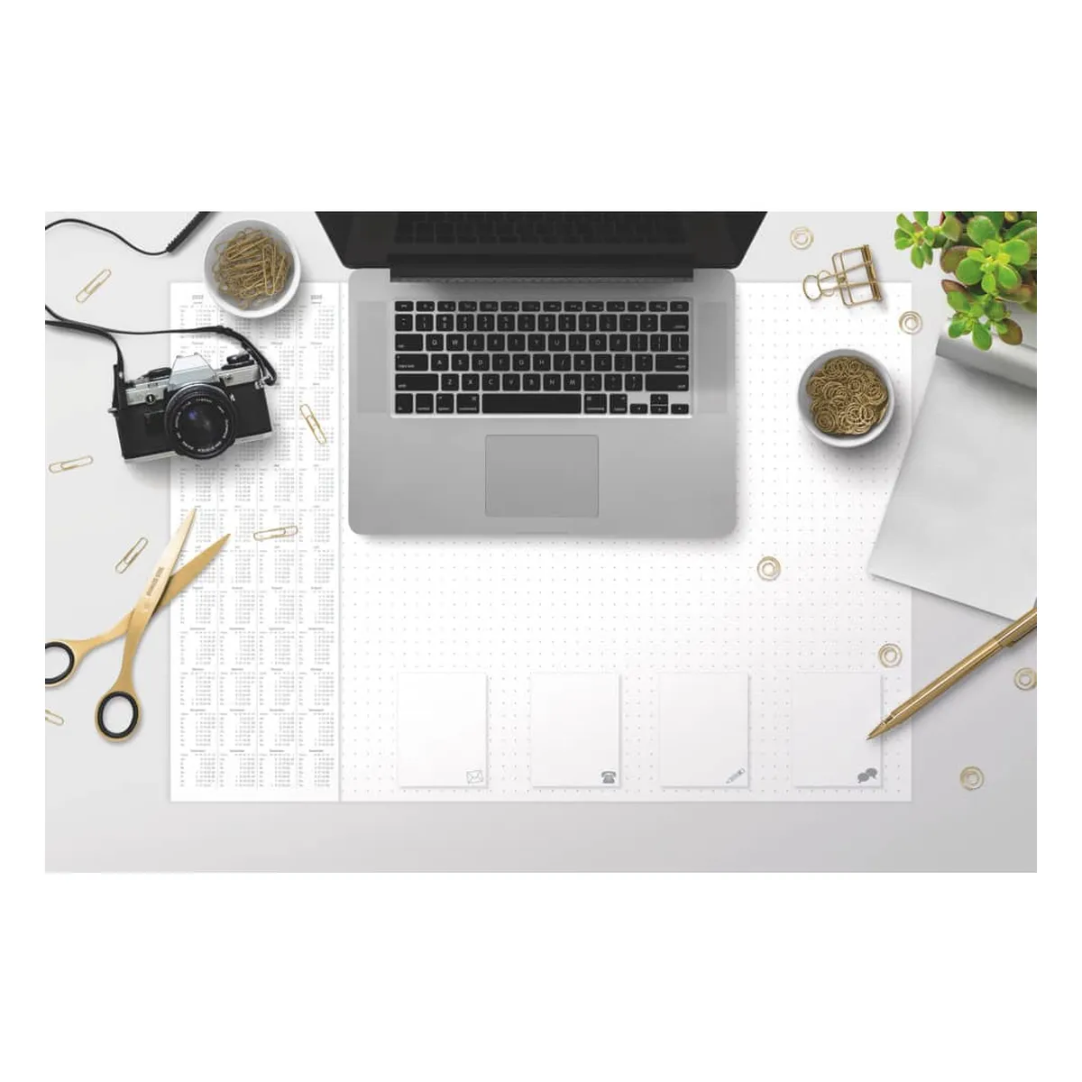 RNK Verlag Notiz-Schreibunterlage “Office - dotted“ - 60 x 42 cm, 30 Blatt