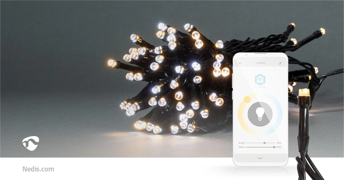 Nedis Smarte LED Lichterkette, 5m