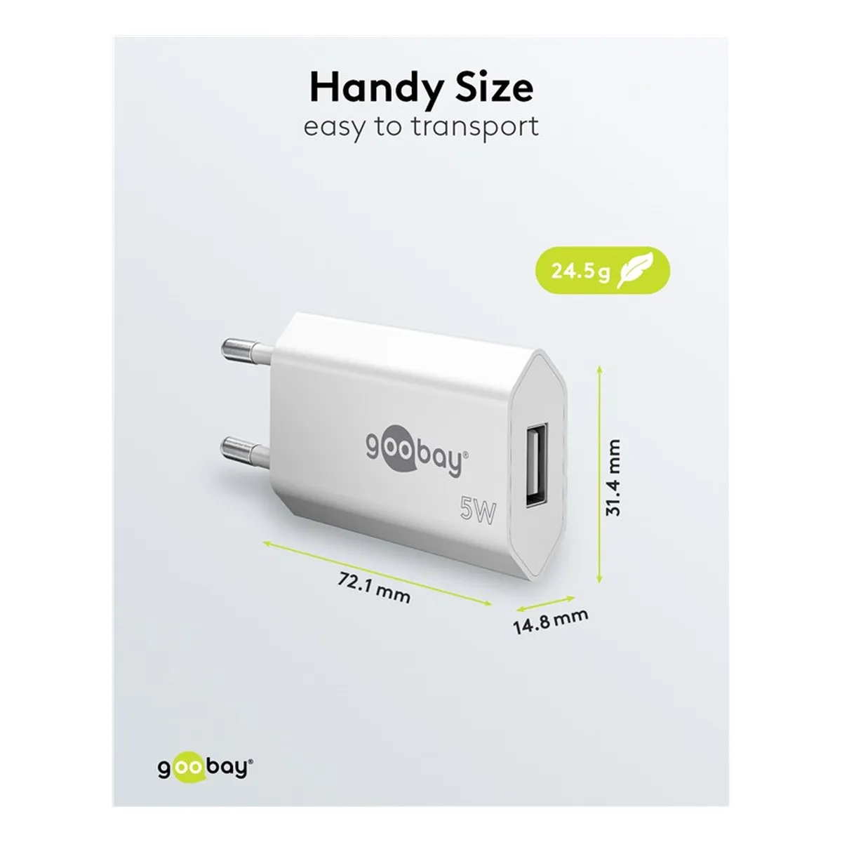 Goobay USB-Ladegerät 1 A