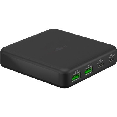 Multiport 4-fach Tischladegerät (65 W) schwarz