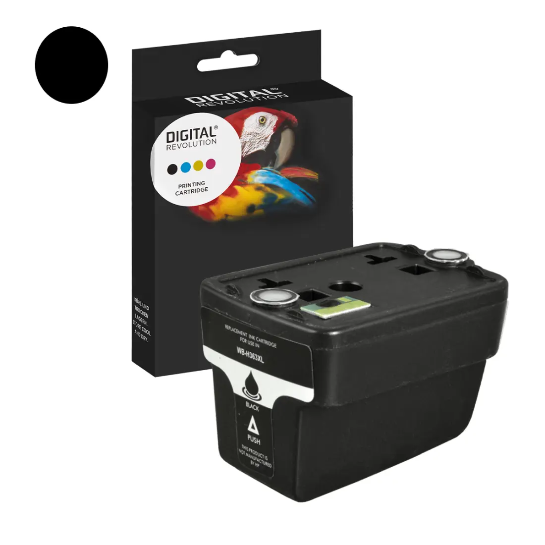 HP 363 - alternative Patrone 'schwarz' 26 ml | 660 Seiten - Digital Revolution