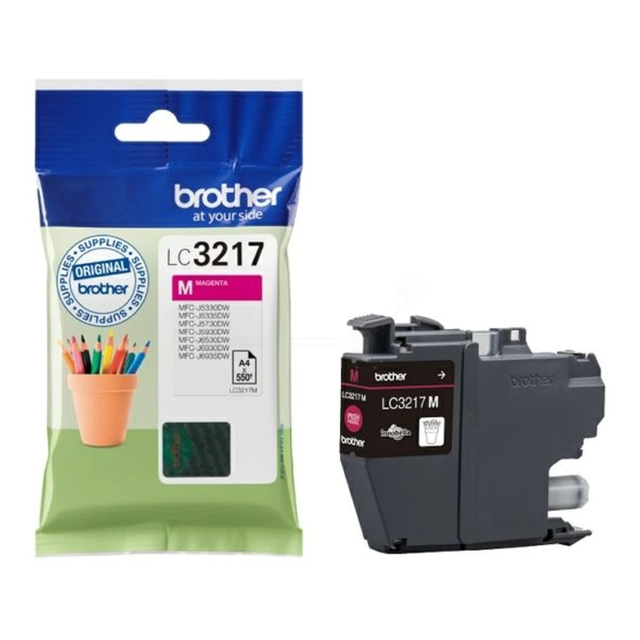 Druckerpatrone Brother LC-3217M magenta 9 ml | 550 Seiten