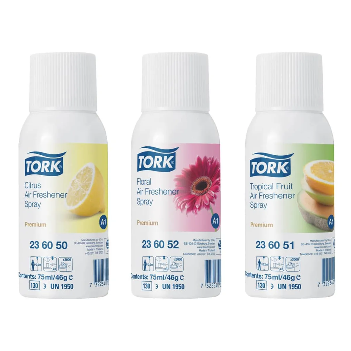 TORK Lufterfrischer Spray System A1 - 75 ml, sortiert