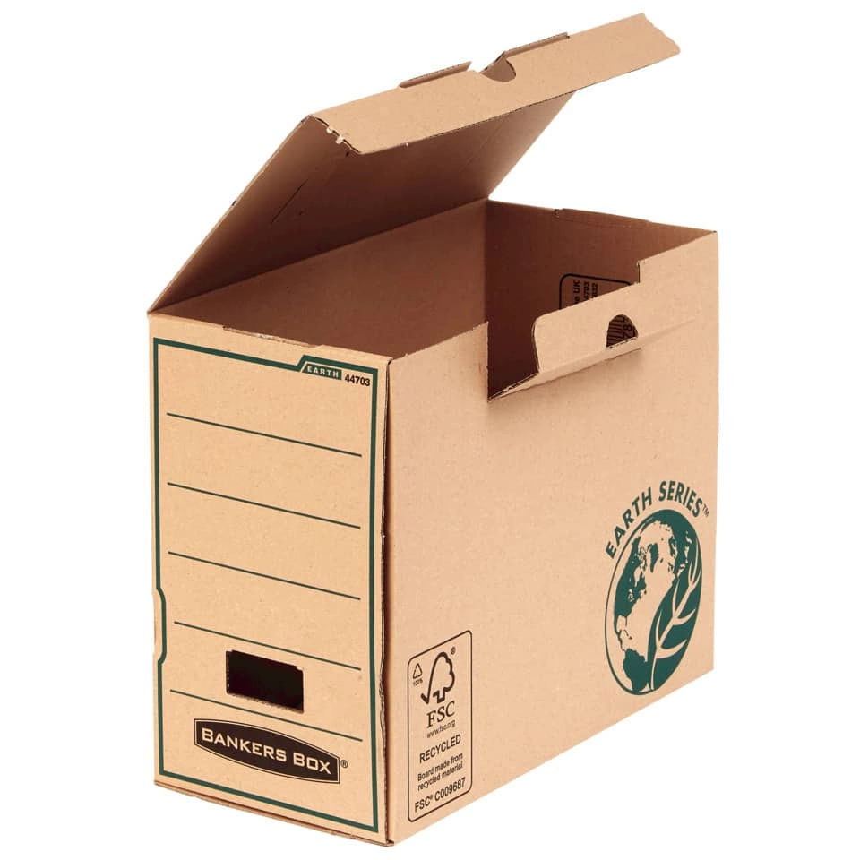 Fellowes Bankers Box® Earth Series Archivschachtel - A4, Rückenbreite 150 mm