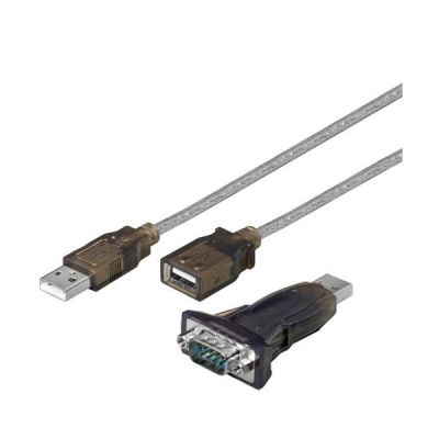 Goobay USB seriell RS232 Konverter mini, Transparent