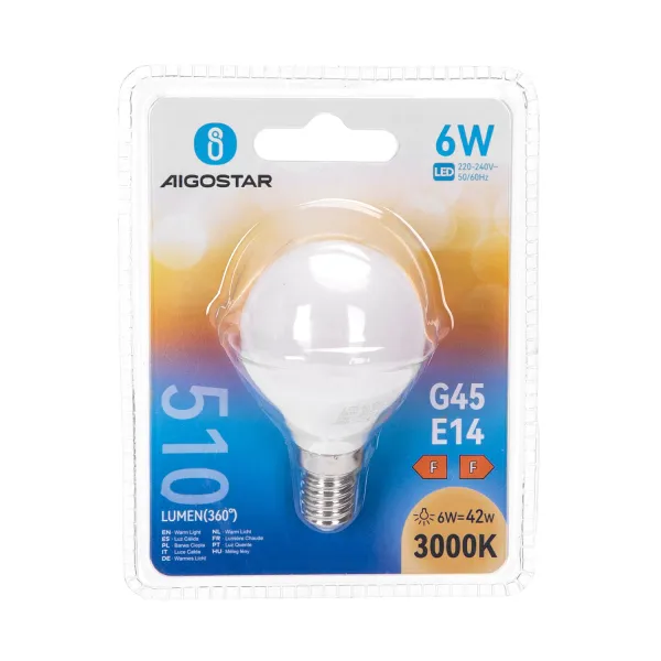 Aigostar LED 'Classic' 6W, E14