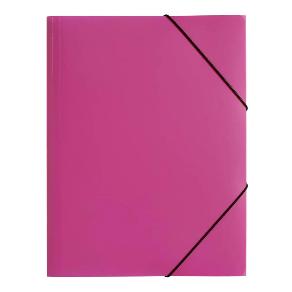 Pagna Gummizugmappe Lucy Colours - A4, PP, pink transluzent