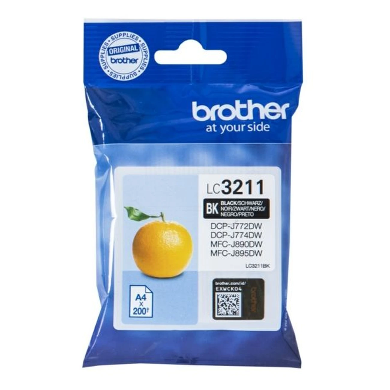 Druckerpatrone Brother LC-3211BK schwarz 200 Seiten