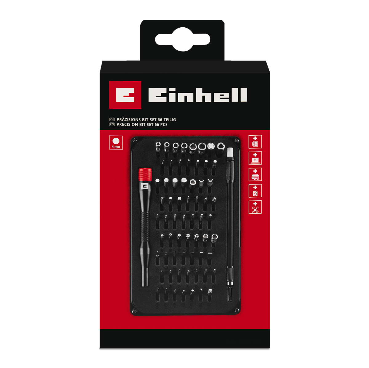 Einhell Präzisionsbit-Set, 66tlg