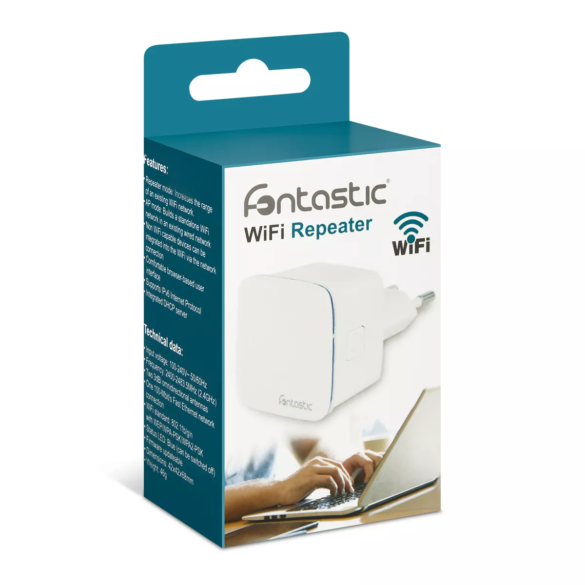 FontaHome WLAN Repeater IEEE 802.11b/g/n weiß