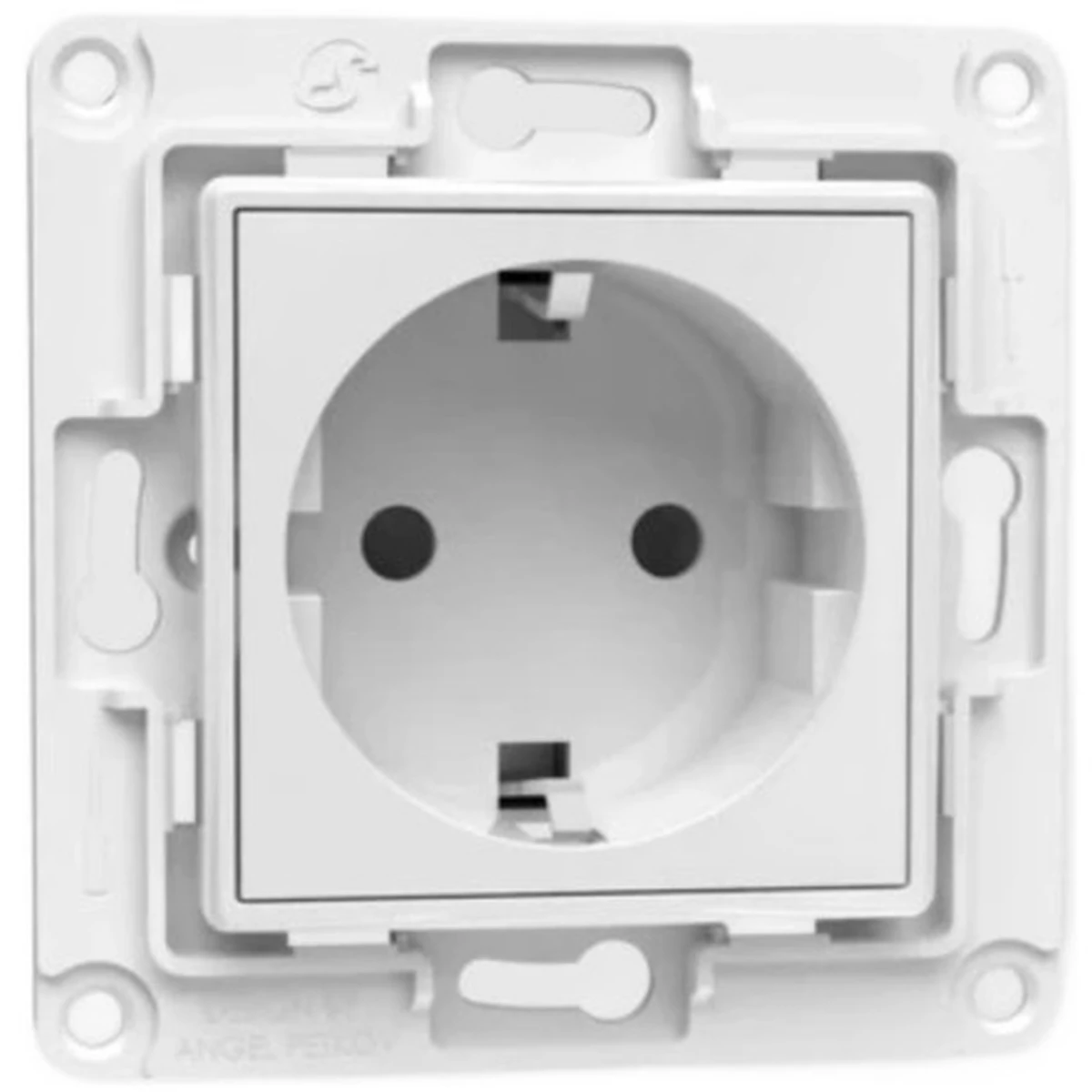 Home Shelly Accessories “Wall Socket EU“ Wandsteckdose Weiß