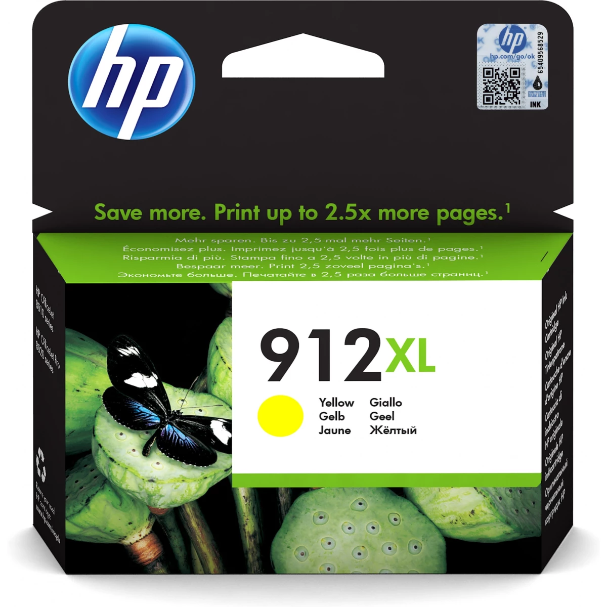 HP Druckerpatrone '912XL' gelb 9,9 ml