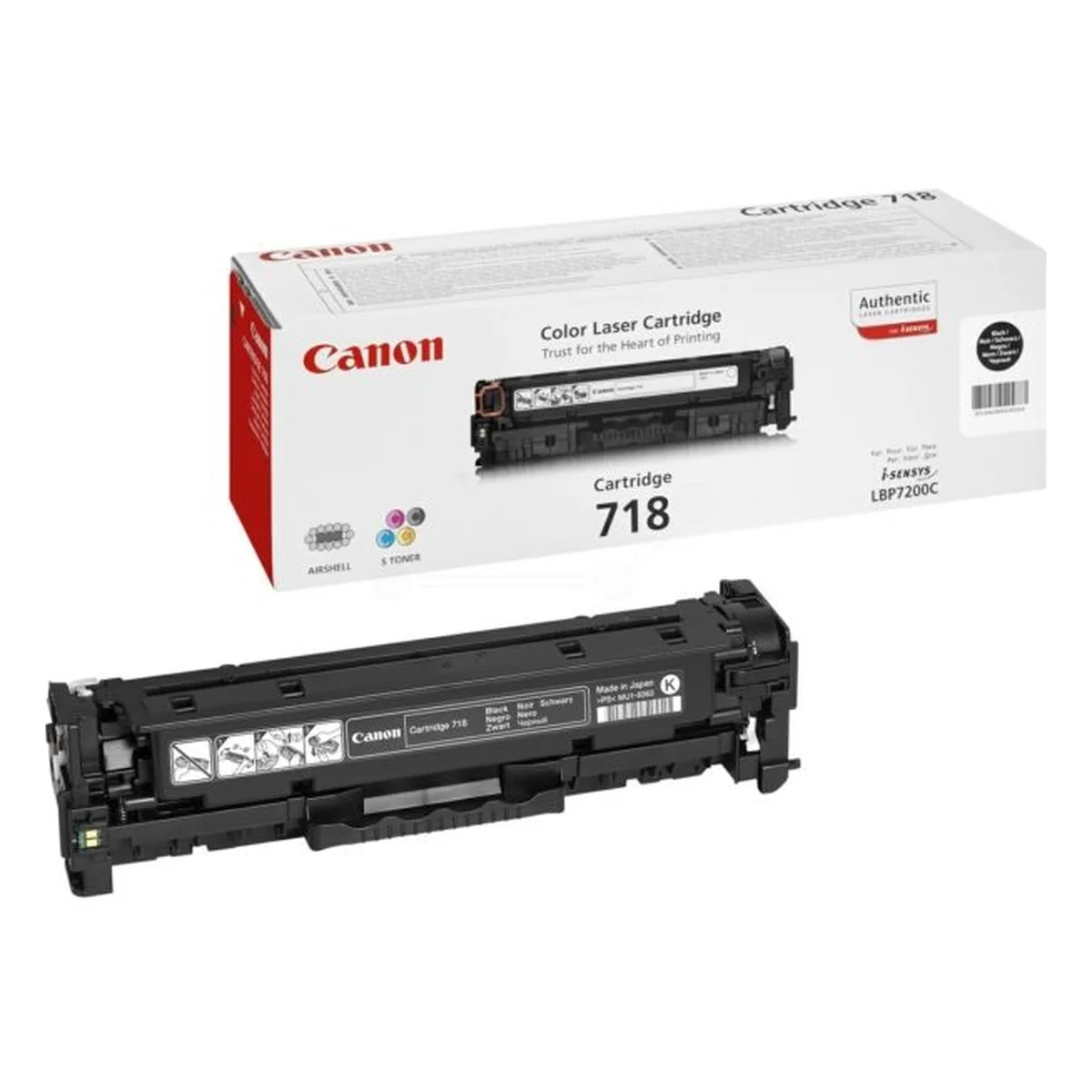 Canon 718BK Toner schwarz 3.400 Seiten (2662B002)