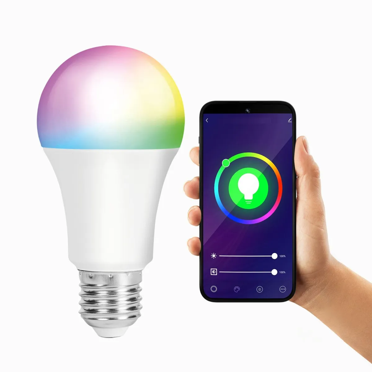 XCOAST Smart Home LED Leuchte E27 RGBW 