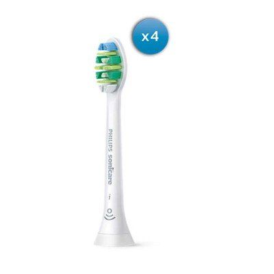 HX9004/10 Sonicare i InterCare Standard-Bürstenköpfe für Schallzahnbürste 4er-Pack Weiss