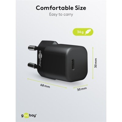 Goobay Lightning/USB-C™ PD-Ladeset (30 W)