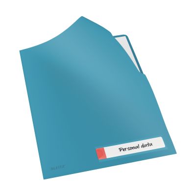 LEITZ Privacy Sichthülle Cosy - A4, PP, blau matt, Blickdicht, 3 Stück