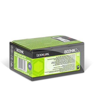 Lexmark Toner '802HK' XXL schwarz 4.000 Seiten