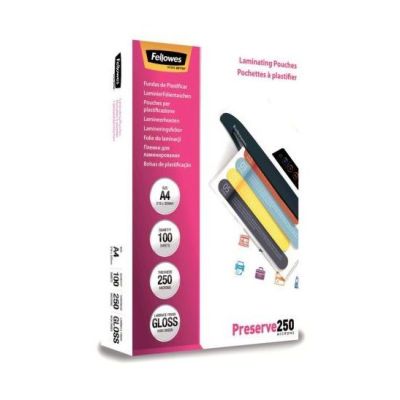 Fellowes Laminierfolie Preserve - A4, glänzend, 250 mym, 100 Stück
