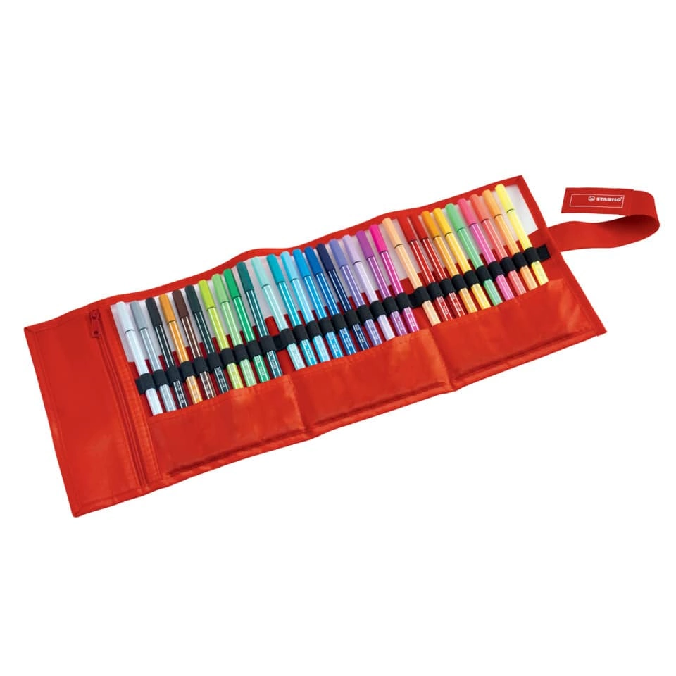 Fasermaler Pen 68 Rollerset, 30 Farben