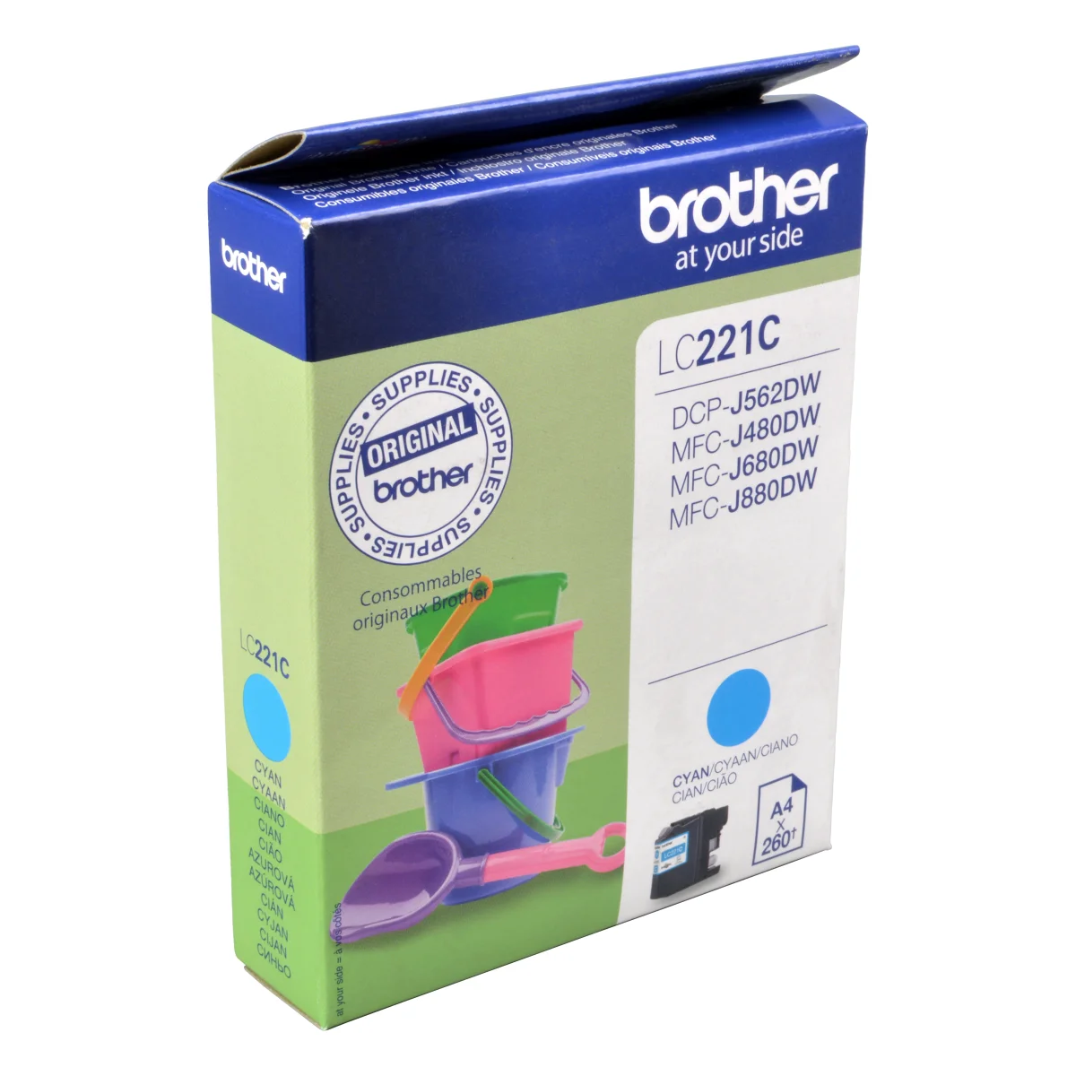 Brother Druckerpatrone 'LC-221C' cyan 3,9 ml