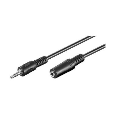 Goobay Kopfhörer- und Audio Verlängerungskabel AUX, 3-pol. 3,5 mm