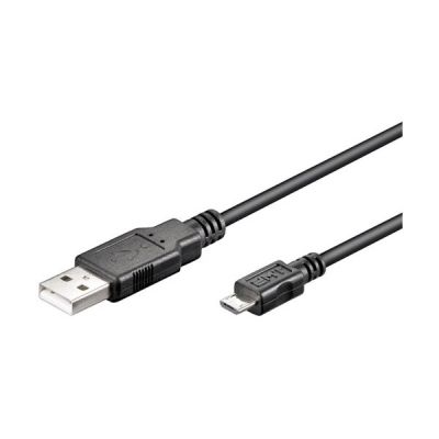 Goobay USB 2.0 Hi-Speed Kabel, Schwarz