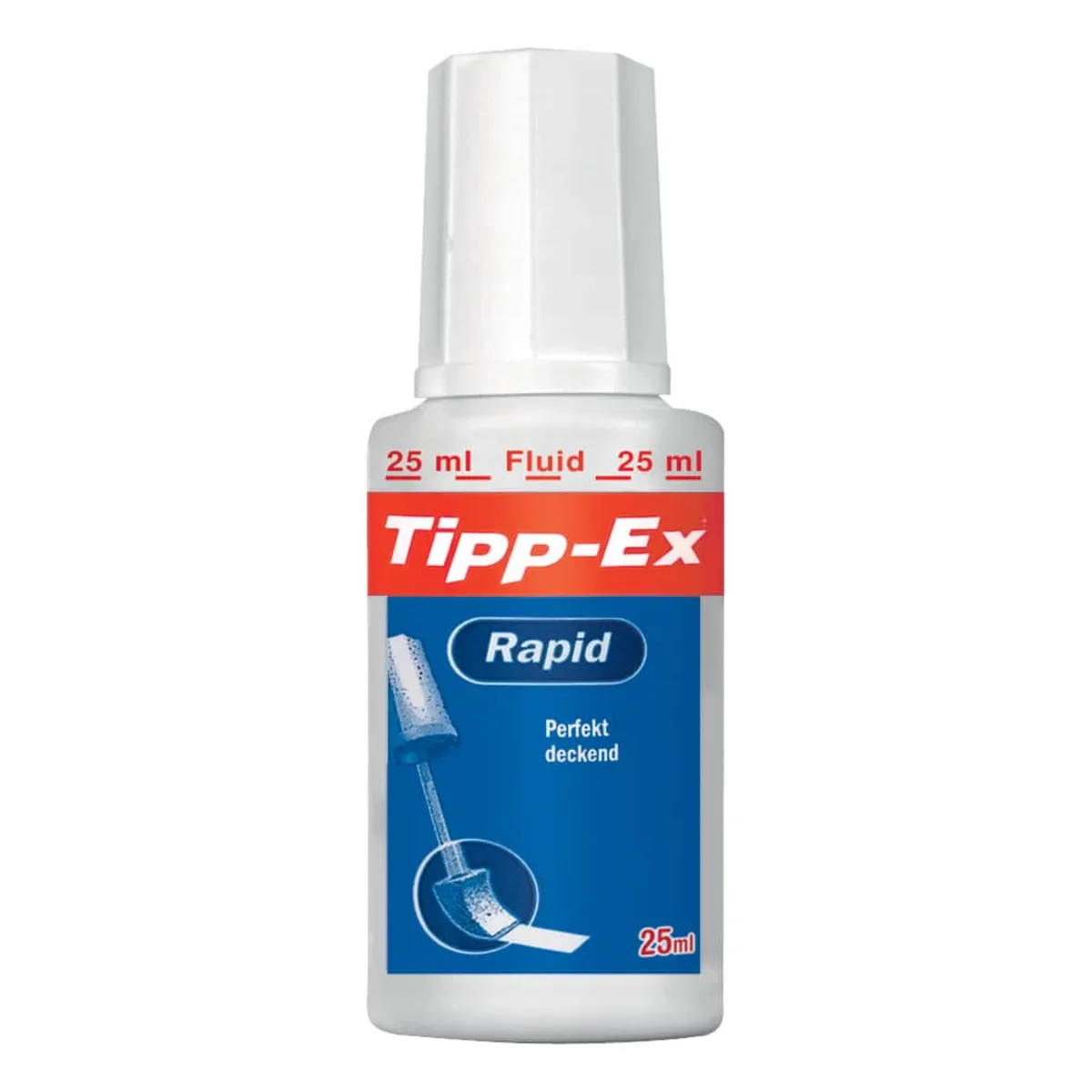 Tipp-Ex Korrekturfluid Rapid - Flasche à 25ml, weiß