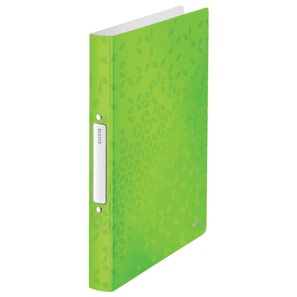 Leitz Ringbuch WOW, A4, PP, 2 Ringe, 25 mm, grün