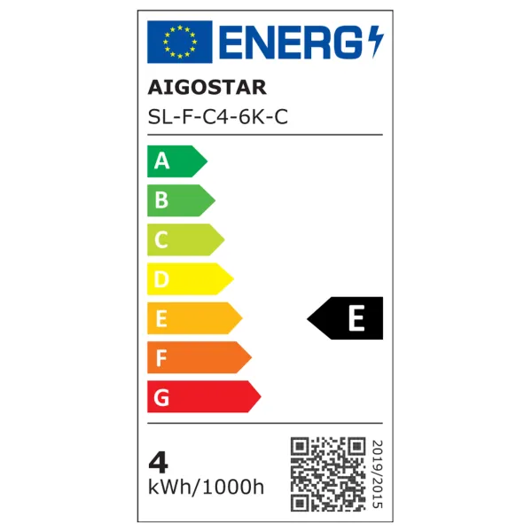 Aigostar LED FILAMENT 'Kerze', 4W, E14