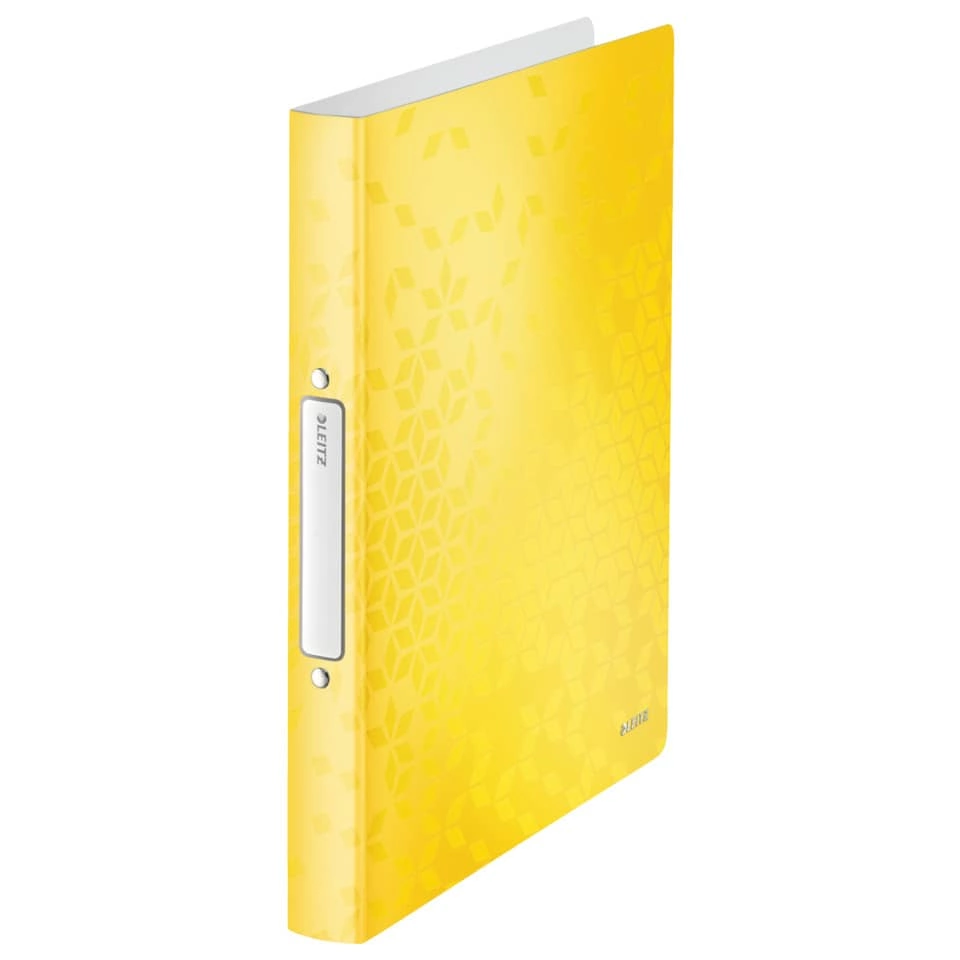 Leitz Ringbuch WOW, A4, PP, 2 Ringe, 25 mm, gelb