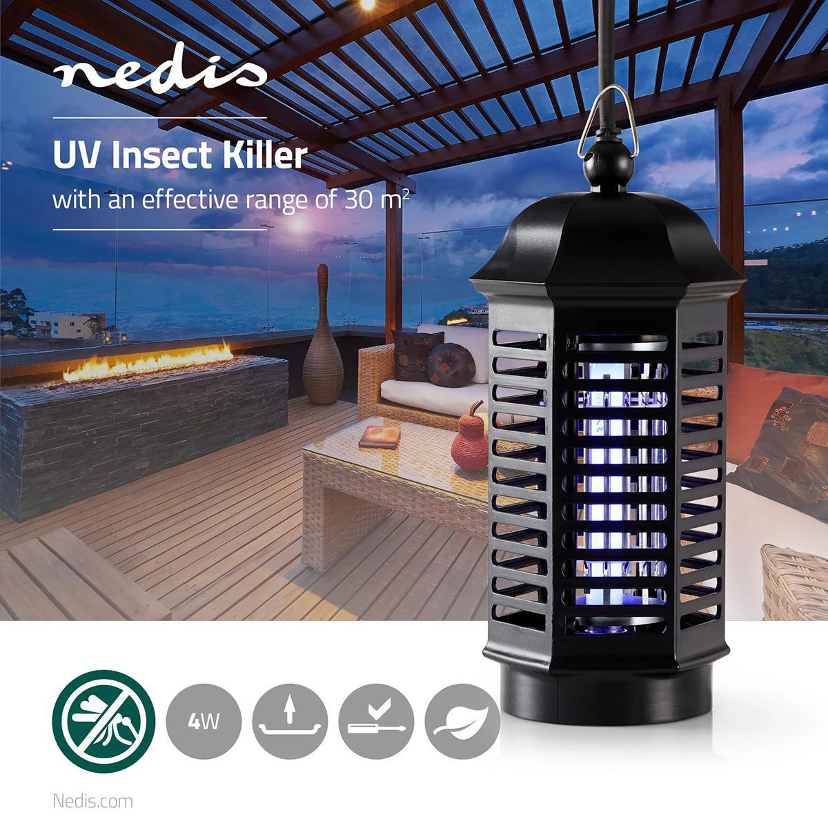 Nedis Moskito Stop-Lichtfalle