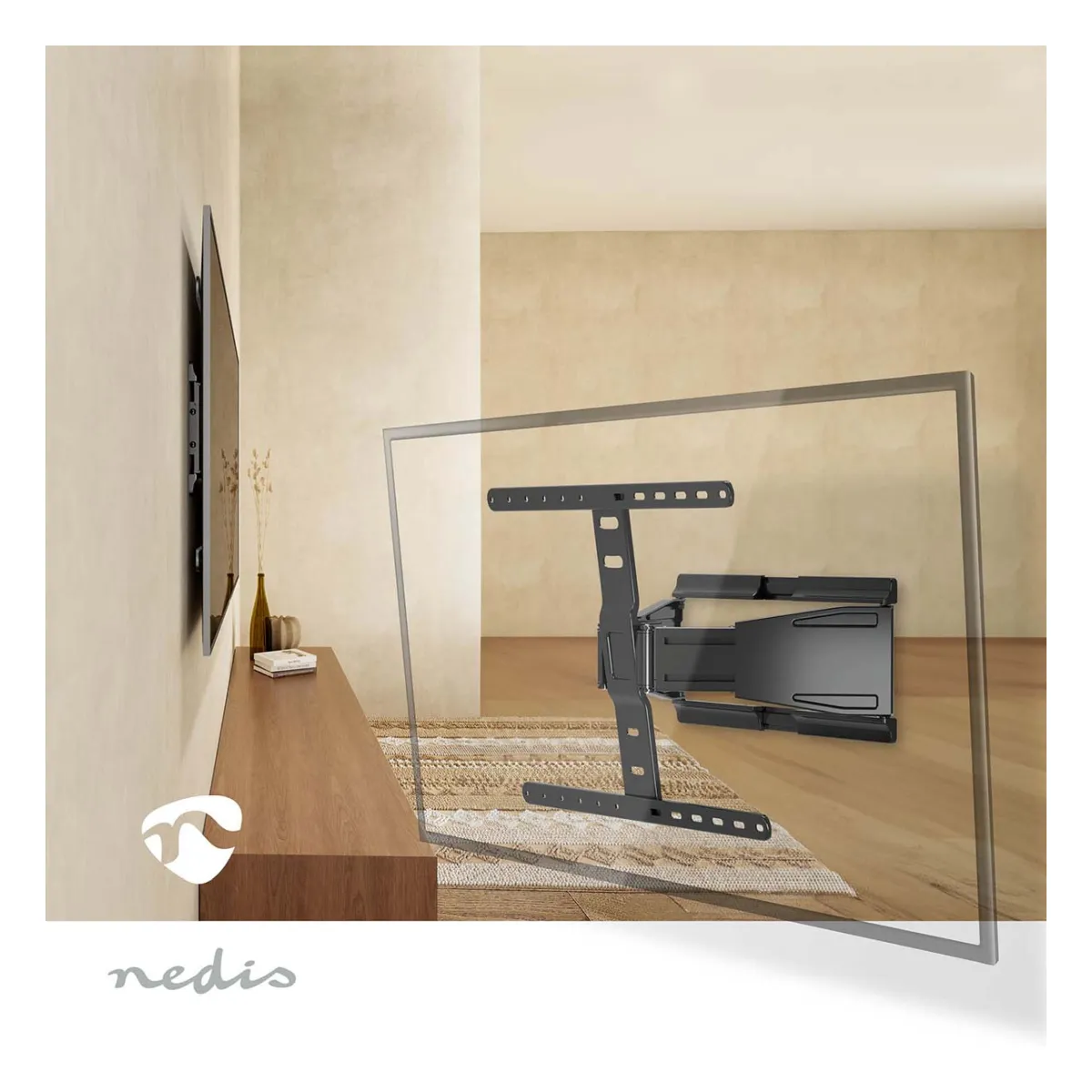 Nedis Vollbewegliche-TV-Wandhalterung