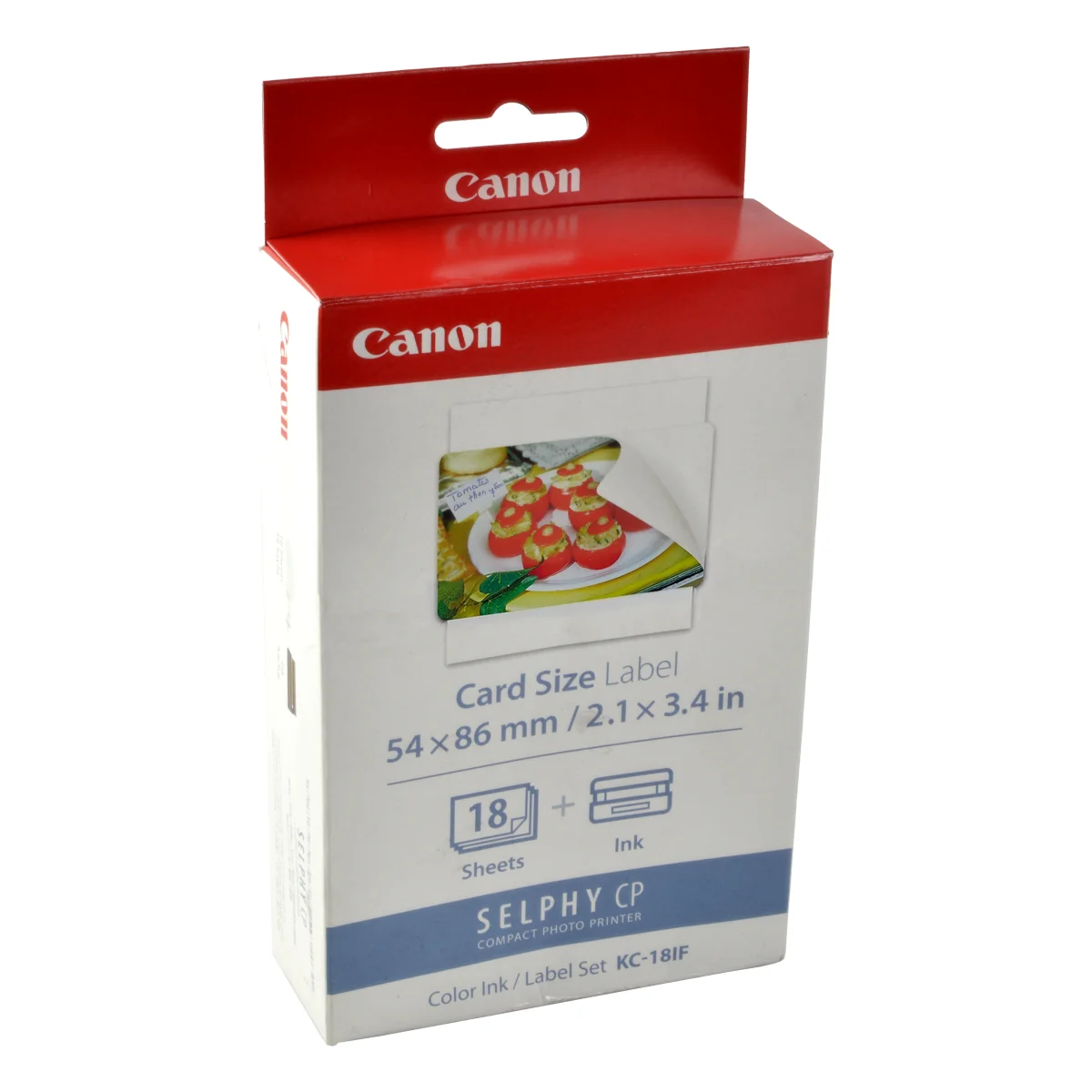 Canon Aufkleber KC-18IF 7741A001 5,4x8,6cm 18 Blatt Fullsize incl. Color Cartridge