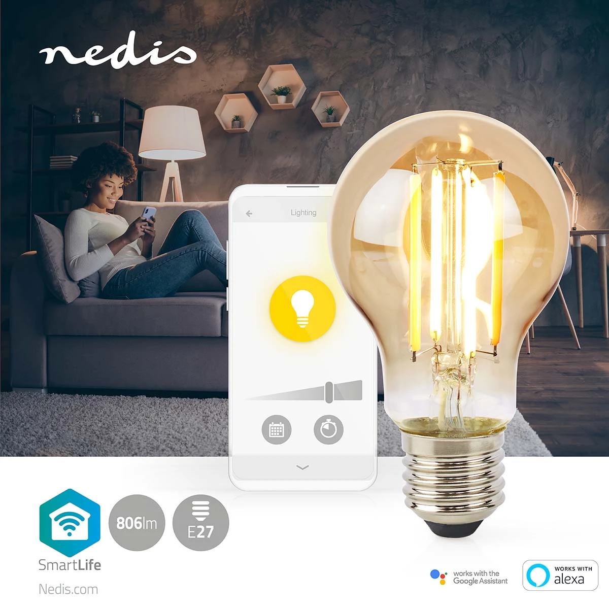 Nedis Smartlife LED Filament Lampe